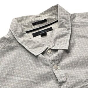 Marc Anthony Slim‎ Fit Button Down Shirt Gray XL Men’s